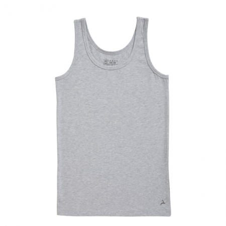 COTTON STRETCH BOYS SINGLET 955 Light Grey