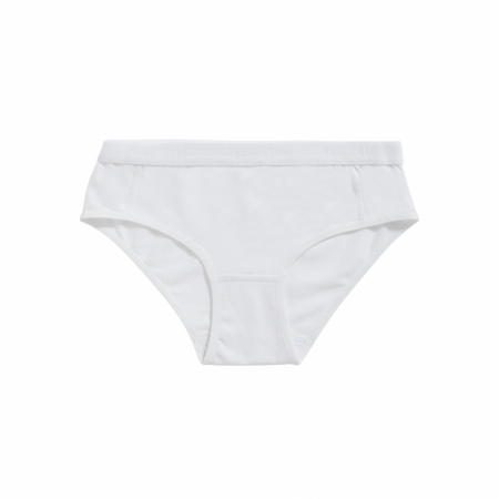 COTTON STRETCH GIRLS HIPSTER 2 001 White