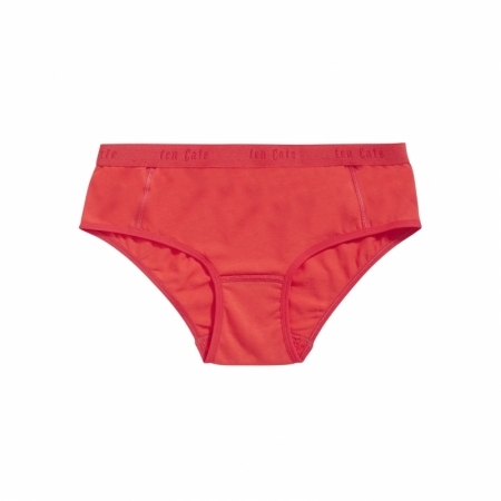COTTON STRETCH GIRLS HIPSTER 2 3035 Red