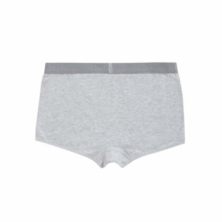 COTTON STRETCH BOYS SHORTS 2PC 955 Light Grey