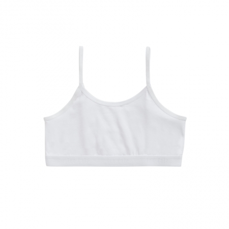 COTTON STRETCH GIRLS TOP 001 White