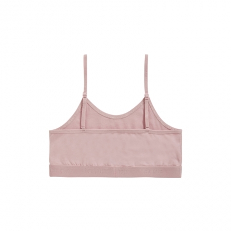 COTTON STRETCH GIRLS TOP 1393 Ash-Pink