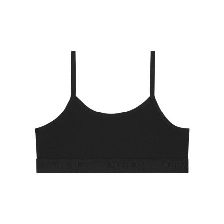 COTTON STRETCH GIRLS TOP 090 Black