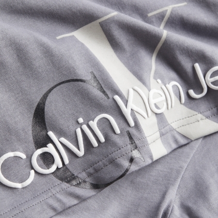 TWO TONE MONOGRAM CROPPED TEE PTP