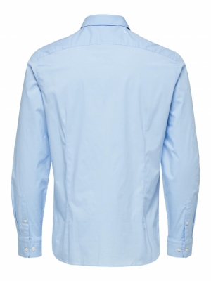 SLHSLIMMICHIGAN SHIRT LS B NOO Light Blue