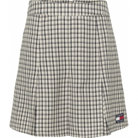 TJW CHECK VARSITY SKIRT 0F4 TWO TONE PLAID