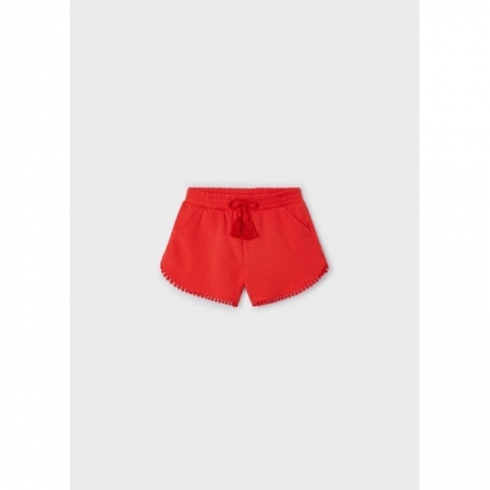 CHENILLE SHORTS 076 GRANADINE