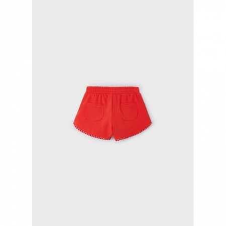 CHENILLE SHORTS 076 GRANADINE