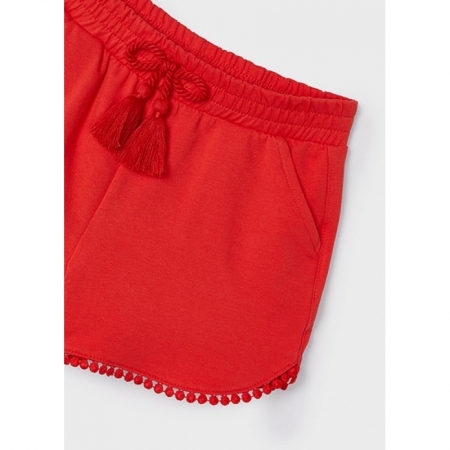 CHENILLE SHORTS 076 GRANADINE