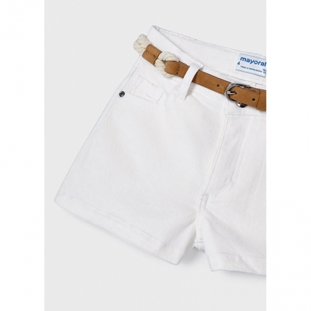 BASIC TWILL SHORTS 034 WHITE