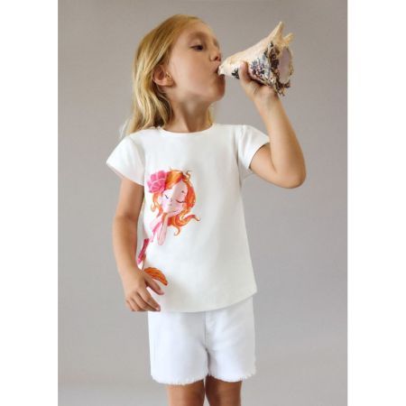 BASIC TWILL SHORTS 67 White
