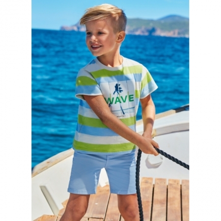 BASIC 5 POCKETS TWILL SHORTS 064 POWDER BLUE