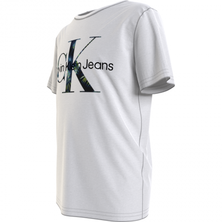 PALM MONOGRAM LOGO T-SHIRT YAF BRIGHT WHIT