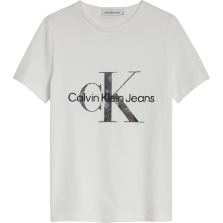 PALM MONOGRAM LOGO T-SHIRT YAF BRIGHT WHIT