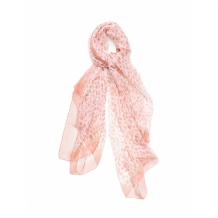 SCARF - LEOPARD PINK