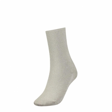 GLITTER SOCK 500 silver