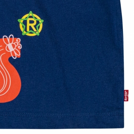 DOODLE LOGO TEE AND SHORT SET U29 estate blue