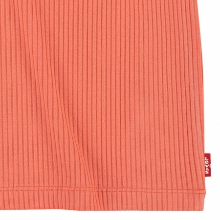 SHORT SLEEVE NOTCH BABY TEE A4C persimmon