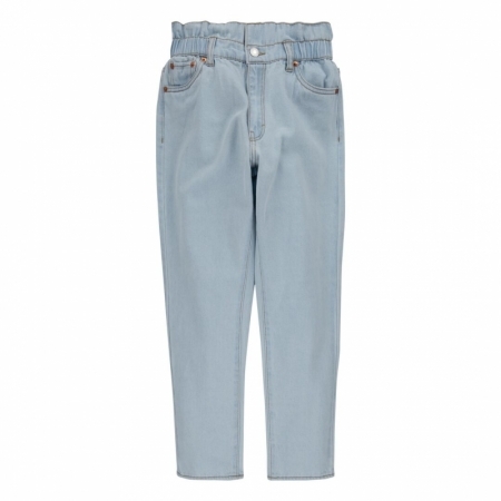 LVG HIGH LOOSE PAPERBAG JEANS L3U light breeze