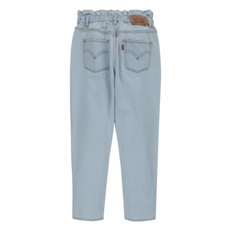 LVG HIGH LOOSE PAPERBAG JEANS L3U light breeze