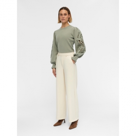 OBJLISA WIDE PANT NOOS 183539 Sandshel