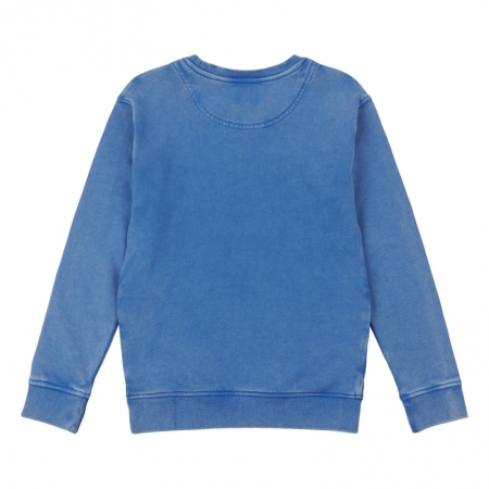 ACID WASH BB CREW NECK SWEAT C47 STAR SAPPHI