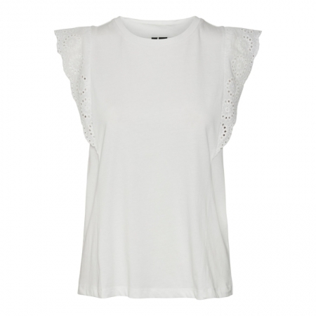 VMHOLLYN SS TOP NOOS 175598 Snow Whi