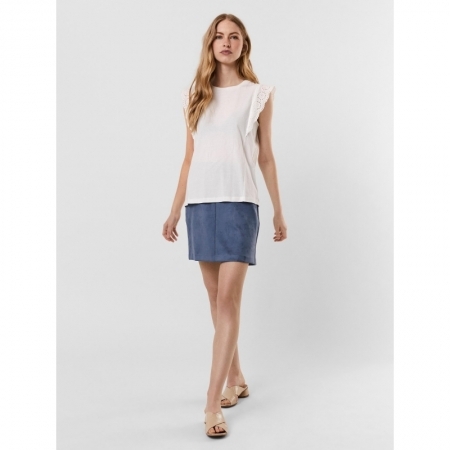 VMHOLLYN SS TOP NOOS 175598 Snow Whi