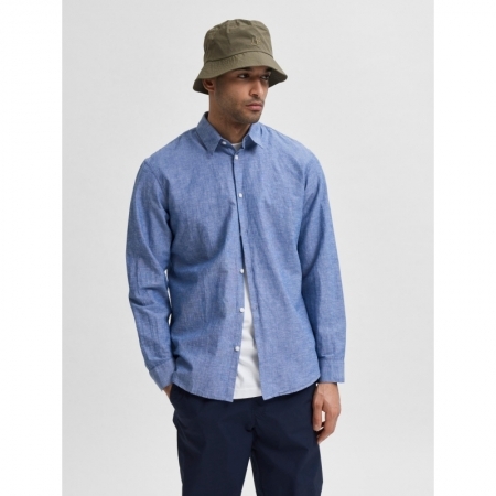 SLHSLIMNEW-LINEN SHIRT LS W NO 182291 Medium B