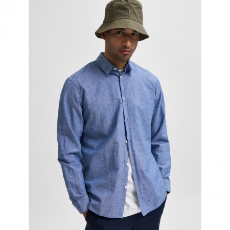 SLHSLIMNEW-LINEN SHIRT LS W NO 182291 Medium B