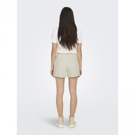 ONLVEGA HW MOM SHORTS NOOS 234755 Ecru