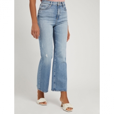 ANKLE WIDE LEG MOBU MOONSTONE BLUE