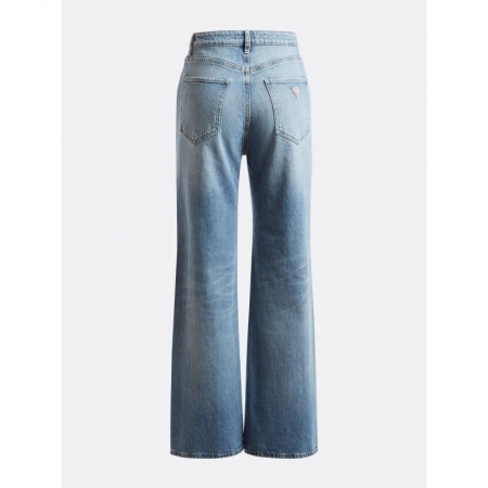 ANKLE WIDE LEG MOBU MOONSTONE BLUE