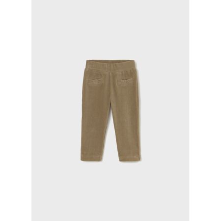 BASIC CORD KNIT TROUSERS 072 CINAMMON