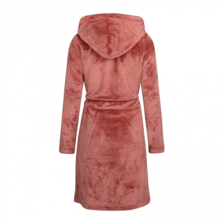 SHORT BATHROBE DARK RED