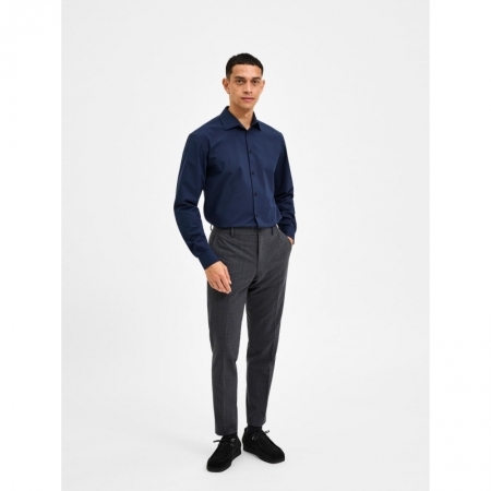 SLHSLIMADVANCED SHIRT LS B 187760 Dark Sap