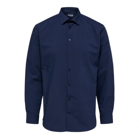 SLHSLIMADVANCED SHIRT LS B 187760 Dark Sap