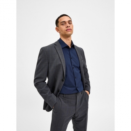 SLHSLIMADVANCED SHIRT LS B 187760 Dark Sap