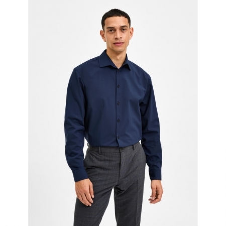 SLHSLIMADVANCED SHIRT LS B 187760 Dark Sap