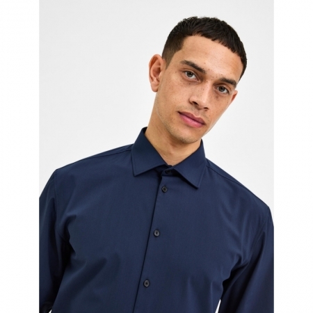 SLHSLIMADVANCED SHIRT LS B 187760 Dark Sap