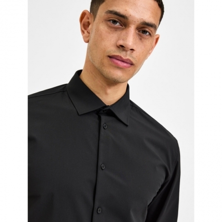 SLHSLIMADVANCED SHIRT LS B 179099 Black