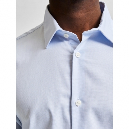 SLHREGETHAN SHIRT LS CLASSIC B 182811 Light Bl