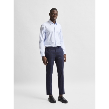 SLHREGETHAN SHIRT LS CLASSIC B 182811 Light Bl