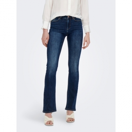 ONLBLUSH MID FLARED DNM TAI021 177938 Dark Blu