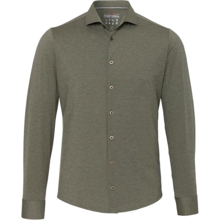 Hemd - Langarm - Functional 436 - uni tanne
