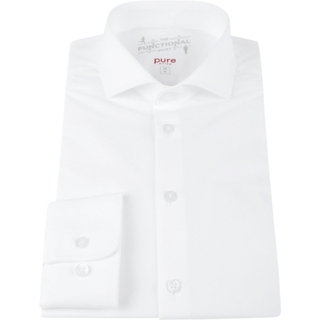 Hemd - Langarm - Functional 900 - uni white
