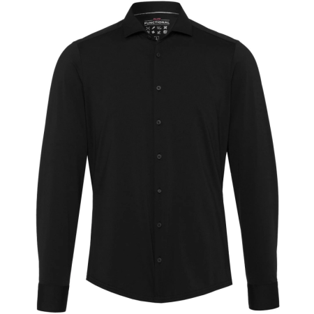Hemd - Langarm - Functional 001 - black