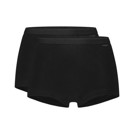 BASIC WOMEN SHORTS 2 PACK 090 Black