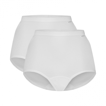 BASIC WOMEN HIGH WAIST 2 PACK 001 White