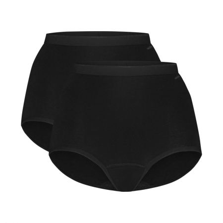 BASIC WOMEN HIGH WAIST 2 PACK 090 Black